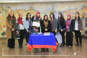  Photo de groupe avec l'Université de Suez