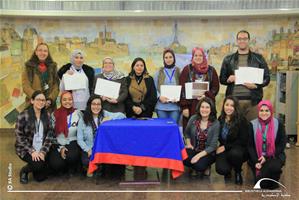  Photo de groupe avec l'Université de Tanta