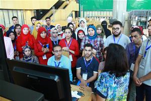  Conférence : Le monde des bibliothèques par Dr Marwa El Sahn et une pratique à la Grande Salle de Lecture de la BA