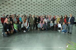 Photo de groupe avec Dr Mostafa Elfeki, le directeur de la Bibliotheca Alexandrina