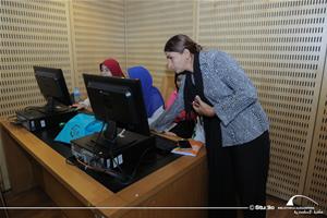 Séance d’apprentissage des différents moyens de l’accès aux ressources électroniques de la Bibliotheca Alexandrina