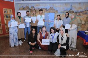 Photo de groupe de l'université de la Cité Sadate