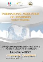 IAU First Global Meeting and International Conference: Sharing Quality Higher Education Across Borders: Role of Associations and Institutions