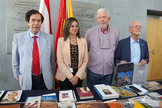 A Visit by a Spanish Media Delegation Specialized in Naguib Mahfouz