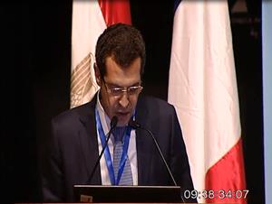 L'intervention de M. Ayman Badawy, Co-Président de la Section d’Alexandrie Chambre de Commerce Française en Egypte
