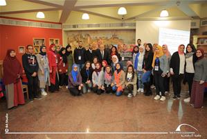 Photo de groupe avec Dr Moustafa El Feki, Directeur de la Bibliotheca Alexandrina