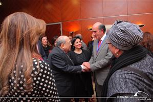  Dr Mostafa El Feki, Directeur de la Bibliotheca Alexandrina avec M. Hassan Behnam, Directeur général de la Chambre de Commerce et d’Industrie Française en Égypte (CCIFE) et les invités du colloque