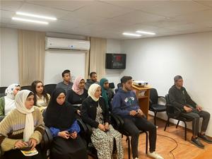 Le public du colloque à l'Ambassade de Savoir de l'Université d'Assiout