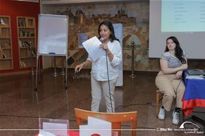 Présentation du programme de la FEFUE par Dr.Marwa El Sahn aux étudiants de la 36e édition