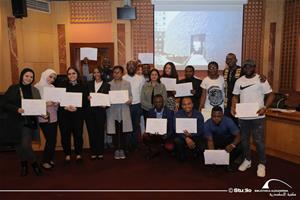 Photo de groupe de l'Académie Nationale sur les Arts de l’Oralité