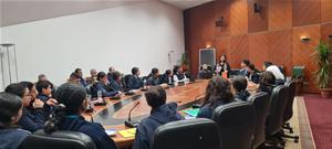 Visite des étudiants du groupe de débat pour l'année 2024/2025.