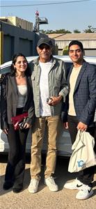 Les laur&eacute;ats avec l'acteur M.&nbsp;Sayed Ragab