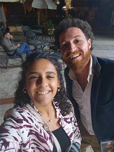 &Agrave; la c&eacute;r&eacute;monie de cl&ocirc;ture avec l'acteur M.Mahmoud Hegazy