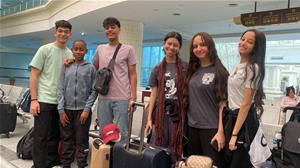 Les laur&eacute;ats de l'atelier &agrave; la gare