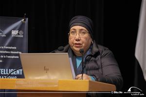 Mot de madame Omneya Shaker, Responsable r&eacute;gionale du num&eacute;rique, Moyen-Orient, Agence Universitaire de la Francophonie