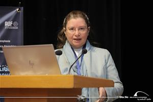 L'intervention de madame Mariam Gawich, Ma&icirc;tre de conf&eacute;rences en informatique, Directrice du D&eacute;partement d'Informatique des Entreprises et Analytique des Donn&eacute;es, Universit&eacute; Fran&ccedil;aise d'&Eacute;gypte (UFE)
