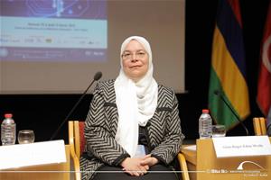 L'intervention du Dr Maali Fouad, Ma&icirc;tre de conf&eacute;rences au Centre des &Eacute;tudes Interdisciplinaires LACC (Centre des arts lib&eacute;raux et de la culture) &agrave; E-JUST