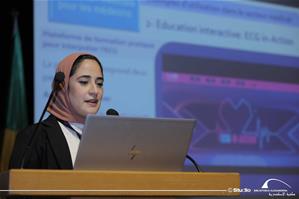 L'intervention de Mme Noha GHANEM, Directrice du D&eacute;partement de l&rsquo;Enseignement M&eacute;dical, de la Recherche et des Publications au groupe ICOM, Afrique du Nord et Golfe
