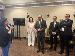 Visite du recteur de l'universit&eacute; du Fayoum Prof. Dr. Yasser Magdi Anwar Hatata