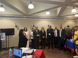 Visite du recteur de l'universit&eacute; du Fayoum Prof. Dr. Yasser Magdi Anwar Hatata