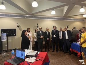 Visite du recteur de l'universit&eacute; du Fayoum Prof. Dr. Yasser Magdi Anwar Hatata