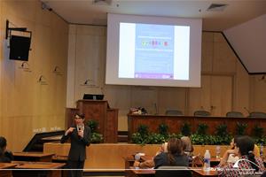 Atelier Comment enseigner la prononciation du fran&ccedil;ais (FLE) de mani&egrave;re concr&egrave;te, efficace et stimulante par Magali Boueux &agrave;&nbsp;la Bibliotheca Alexandrina &ndash; Centre Conf&eacute;rences, Salle de d&eacute;l&eacute;gu&eacute;s