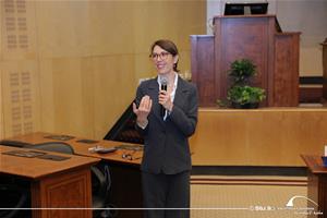 Atelier Comment enseigner la prononciation du fran&ccedil;ais (FLE) de mani&egrave;re concr&egrave;te, efficace et stimulante par Magali Boueux &agrave;&nbsp;la Bibliotheca Alexandrina &ndash; Centre Conf&eacute;rences, Salle de d&eacute;l&eacute;gu&eacute;s