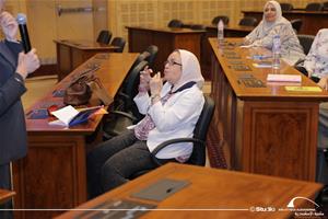 Atelier Comment enseigner la prononciation du fran&ccedil;ais (FLE) de mani&egrave;re concr&egrave;te, efficace et stimulante par Magali Boueux &agrave;&nbsp;la Bibliotheca Alexandrina &ndash; Centre Conf&eacute;rences, Salle de d&eacute;l&eacute;gu&eacute;s