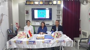 Atelier Comment enseigner la prononciation du fran&ccedil;ais (FLE) de mani&egrave;re concr&egrave;te, efficace et stimulante par Magali Boueux &agrave; Tanta au local de la maison G&eacute;nial