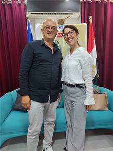 Atelier Comment enseigner la prononciation du fran&ccedil;ais (FLE) de mani&egrave;re concr&egrave;te, efficace et stimulante par Magali Boueux &agrave; Tanta au local de la maison G&eacute;nial