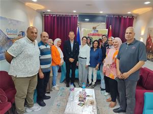 Atelier Comment enseigner la prononciation du fran&ccedil;ais (FLE) de mani&egrave;re concr&egrave;te, efficace et stimulante par Magali Boueux &agrave; Tanta au local de la maison G&eacute;nial