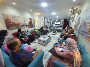 Atelier Comment enseigner la prononciation du fran&ccedil;ais (FLE) de mani&egrave;re concr&egrave;te, efficace et stimulante par Magali Boueux &agrave; Tanta au local de la maison G&eacute;nial