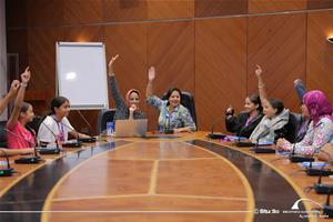 Les participants de&nbsp;la 1re s&eacute;ance de la Prise de parole en public Mod&egrave;le des Nations Unies (MUN)