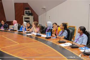 Les participants de&nbsp;la 1re s&eacute;ance de la Prise de parole en public Mod&egrave;le des Nations Unies (MUN)