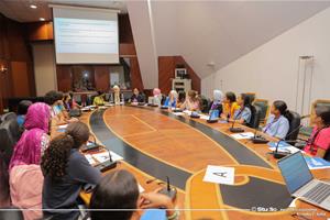 Les participants de&nbsp;la 1re s&eacute;ance de la Prise de parole en public Mod&egrave;le des Nations Unies (MUN)