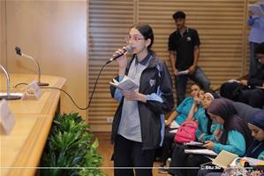 Quatri&egrave;me journ&eacute;e,projection et critique des films pour les &eacute;l&egrave;ves des &eacute;coles d&rsquo;Alexandrie &agrave; la Bibliotheca Alexandrina