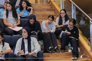 Quatri&egrave;me journ&eacute;e,projection et critique des films pour les &eacute;l&egrave;ves des &eacute;coles d&rsquo;Alexandrie &agrave; la Bibliotheca Alexandrina