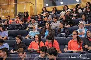 Quatri&egrave;me journ&eacute;e,projection et critique des films pour les &eacute;l&egrave;ves des &eacute;coles d&rsquo;Alexandrie &agrave; la Bibliotheca Alexandrina