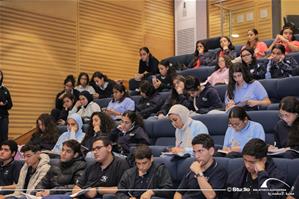 Quatri&egrave;me journ&eacute;e,projection et critique des films pour les &eacute;l&egrave;ves des &eacute;coles d&rsquo;Alexandrie &agrave; la Bibliotheca Alexandrina