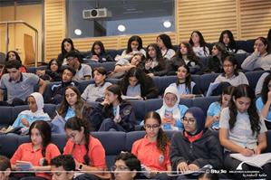 Quatri&egrave;me journ&eacute;e,projection et critique des films pour les &eacute;l&egrave;ves des &eacute;coles d&rsquo;Alexandrie &agrave; la Bibliotheca Alexandrina