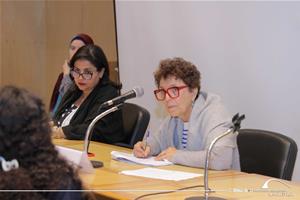 Quatri&egrave;me journ&eacute;e,projection et critique des films pour les &eacute;l&egrave;ves des &eacute;coles d&rsquo;Alexandrie &agrave; la Bibliotheca Alexandrina