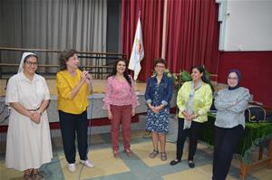 Deuxi&egrave;me journ&eacute;e &agrave; l'&eacute;cole Sainte Anne au Caire&nbsp;