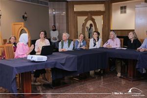 Visite de la d&eacute;l&eacute;gation Paris Avenir &agrave; la Biblioth&egrave;que d'Alexandrie&nbsp;