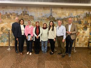 Visite de la d&eacute;l&eacute;gation Paris Avenir &agrave; la Biblioth&egrave;que d'Alexandrie&nbsp;