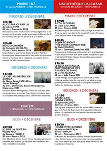 Le programme du festival&nbsp;