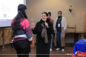Jeu de conaissance&nbsp;par Dr.Marwa El Sahn aux &eacute;tudiants de la 41e&nbsp;&eacute;dition