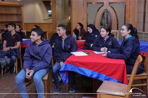 Visite des &eacute;l&egrave;ves du groupe de d&eacute;bat pour l'ann&eacute;e 2025/2026