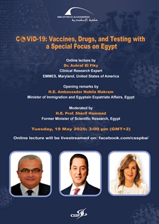 Covid 19: Vaccines, Drugs and Testing with a Special Focus in Egypt