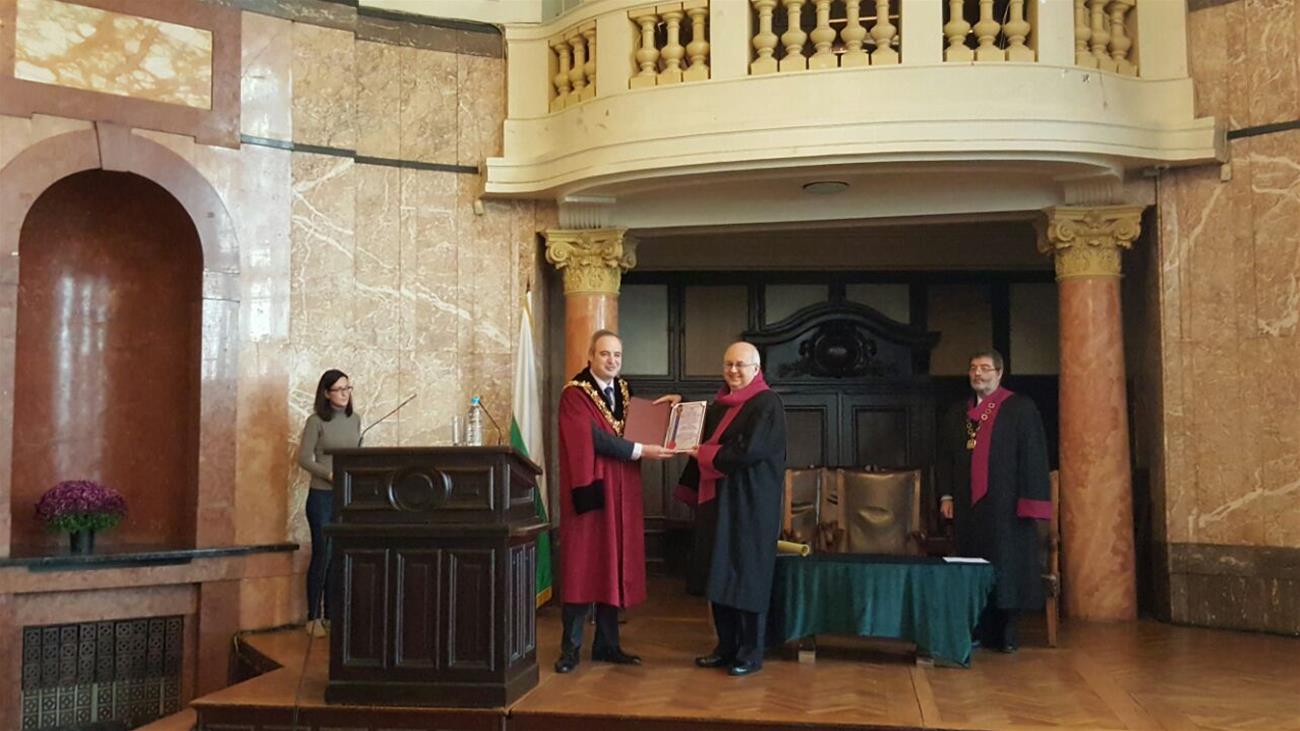 Sofia University In Bulgaria Awards Honorary Doctorate To Ba Director Bibliotheca Alexandrina 7551